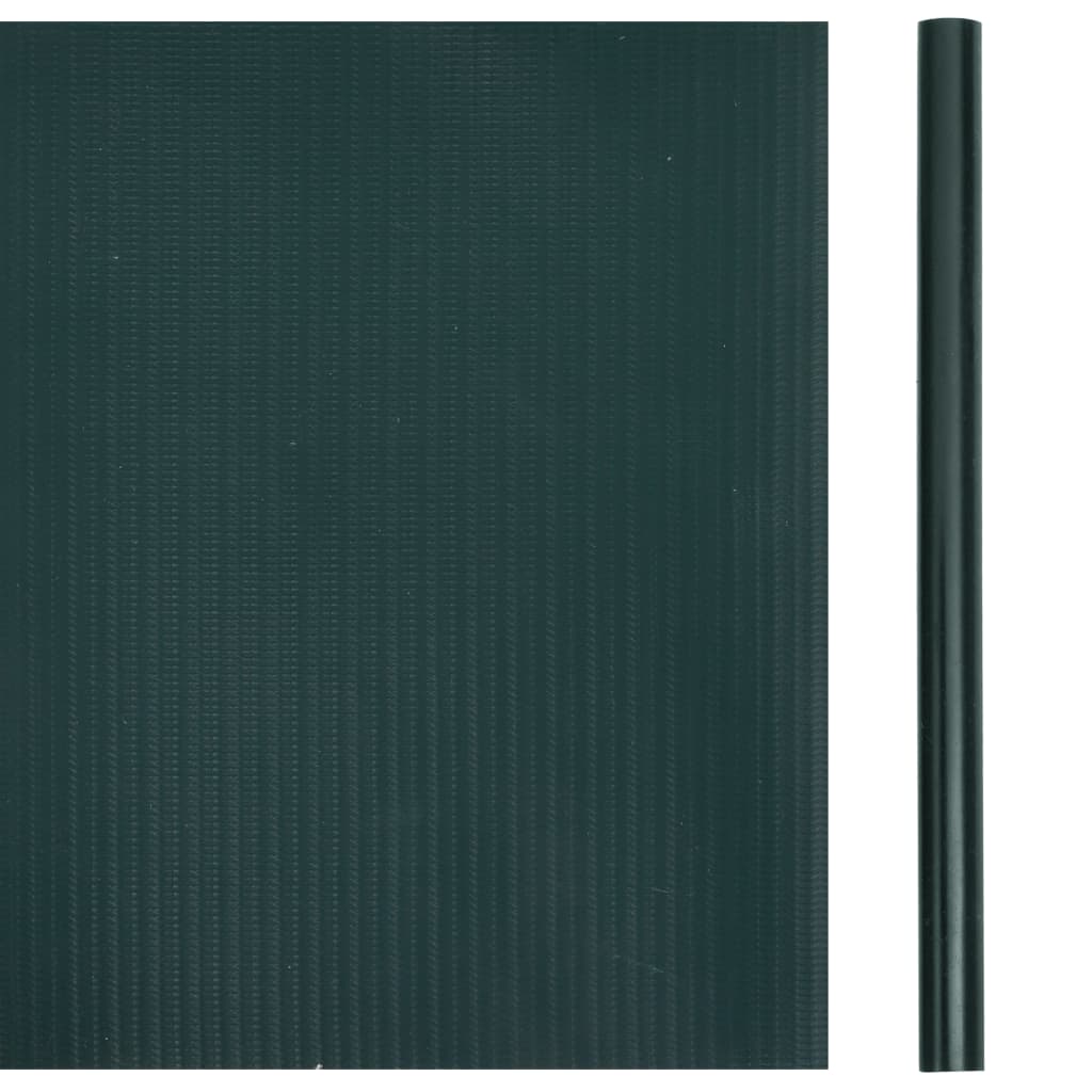 Garden Privacy Screens 4 pcs PVC 35x0.19 m Matte Green