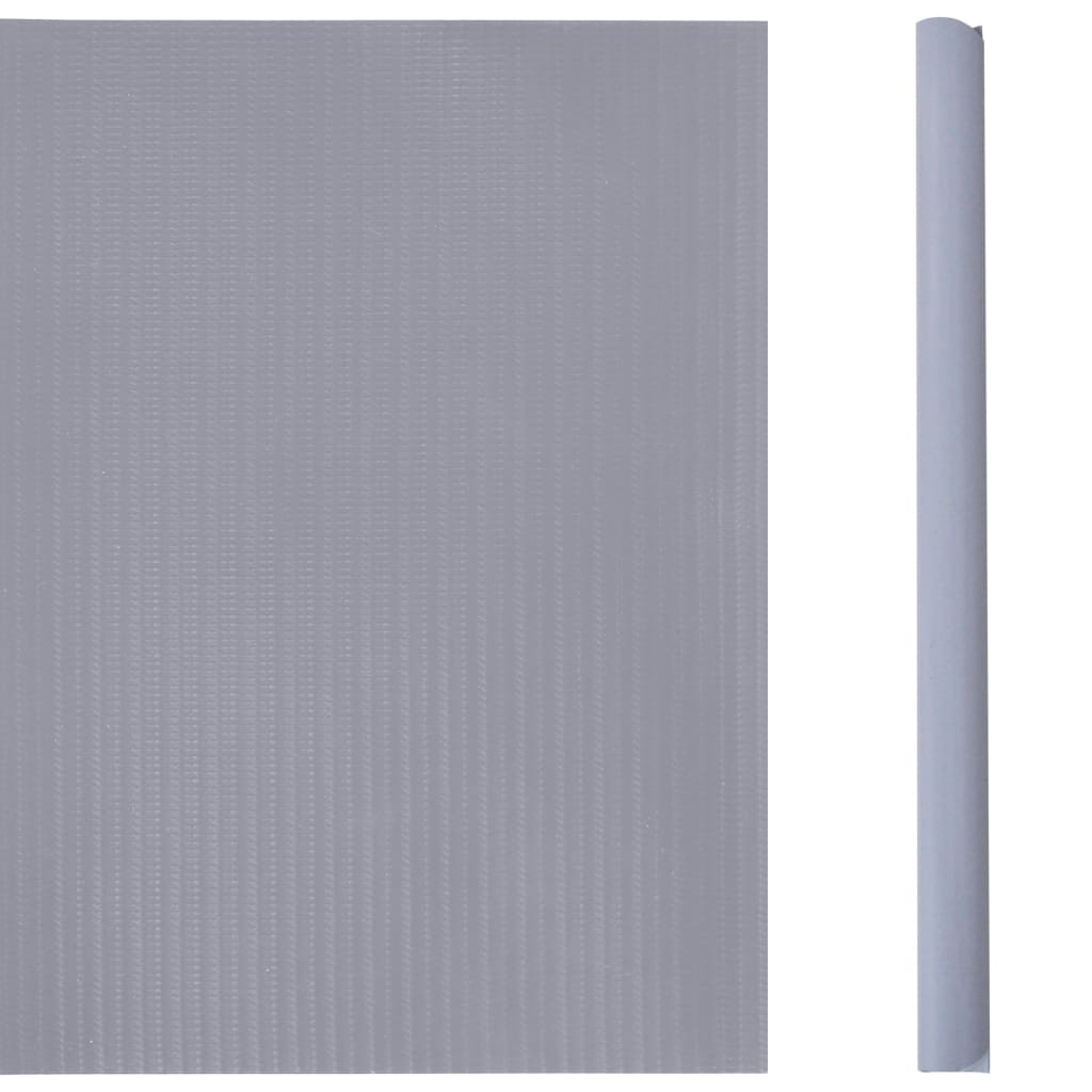 Garden Privacy Screens 4 pcs PVC 35x0.19 m Matte Light Grey