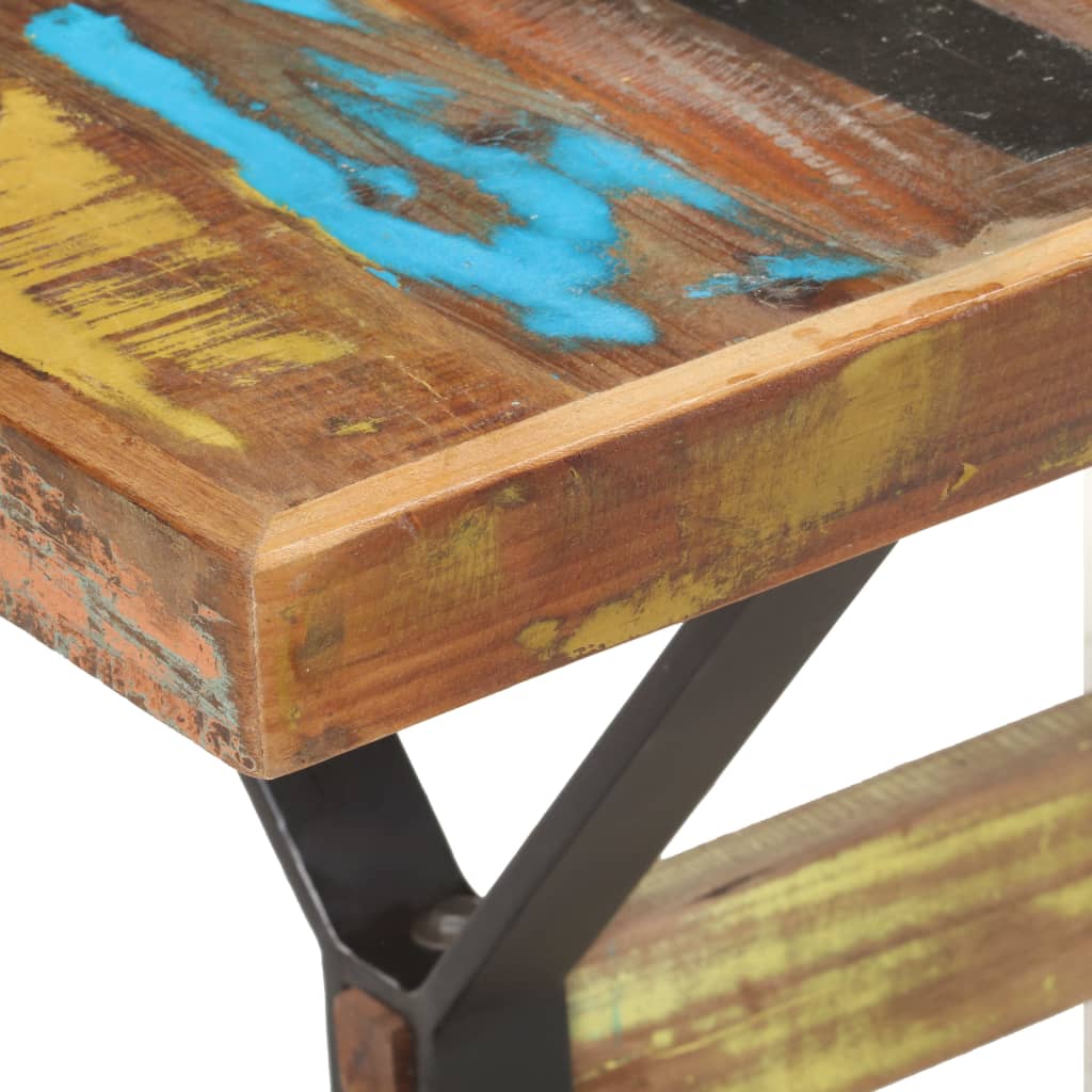 Dining Table 140x70x76 cm Solid Reclaimed Wood