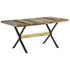 Dining Table 160x80x76 cm Solid Reclaimed Wood