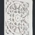 Hand-Carved Wall Panel MDF 40x40x1.5 cm Black and White