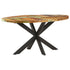 Dining Table 160x90x75 cm Solid Reclaimed Wood