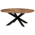 Dining Table Round 175x75 cm Acacia Wood with Honey Finish