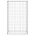 Gabion Wall with Covers Galvanised Steel 60x30x100 cm