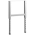 Adjustable Work Bench Frames 2 pcs Metal 55x(69-95.5) cm Grey