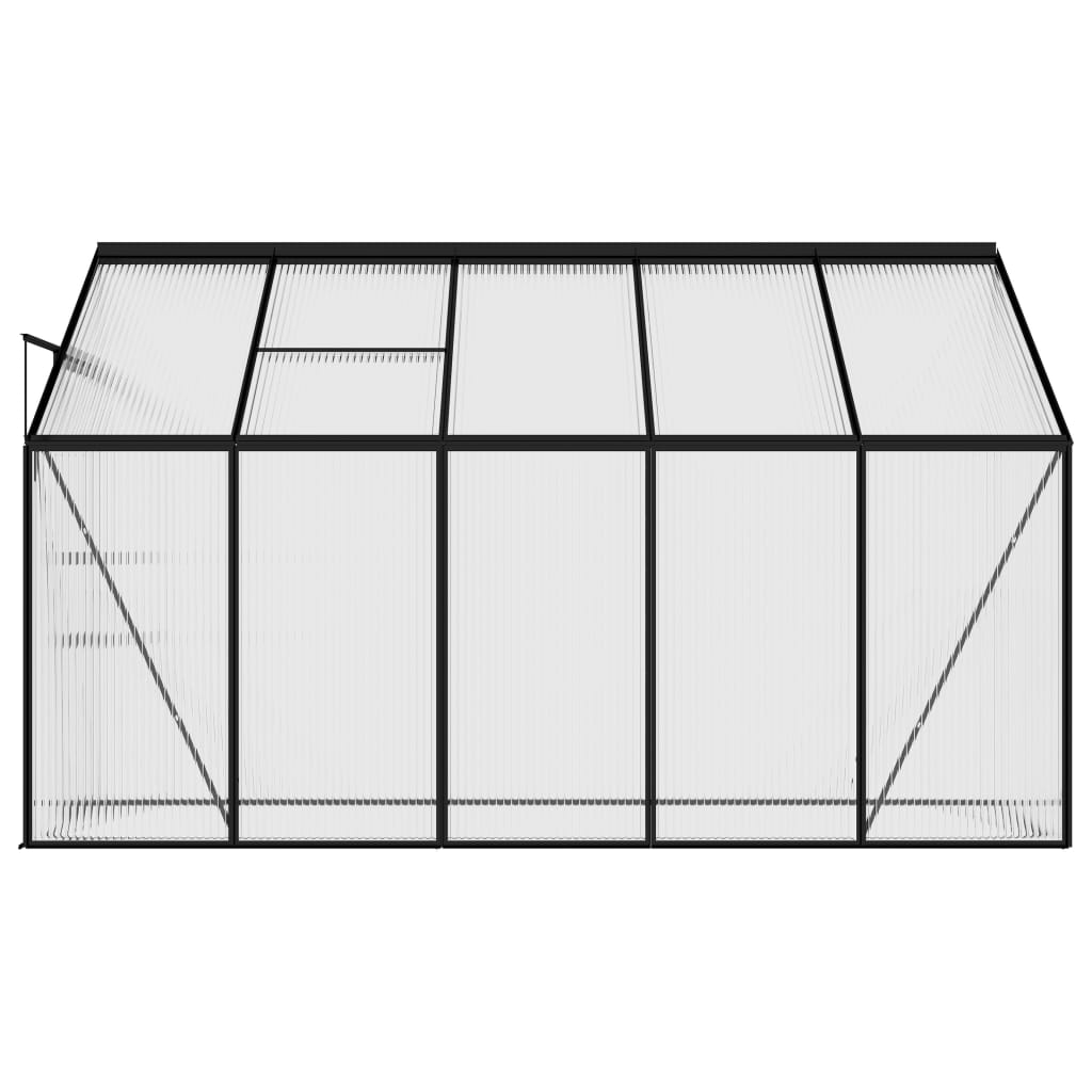 Greenhouse Anthracite Aluminium 6.23 m³