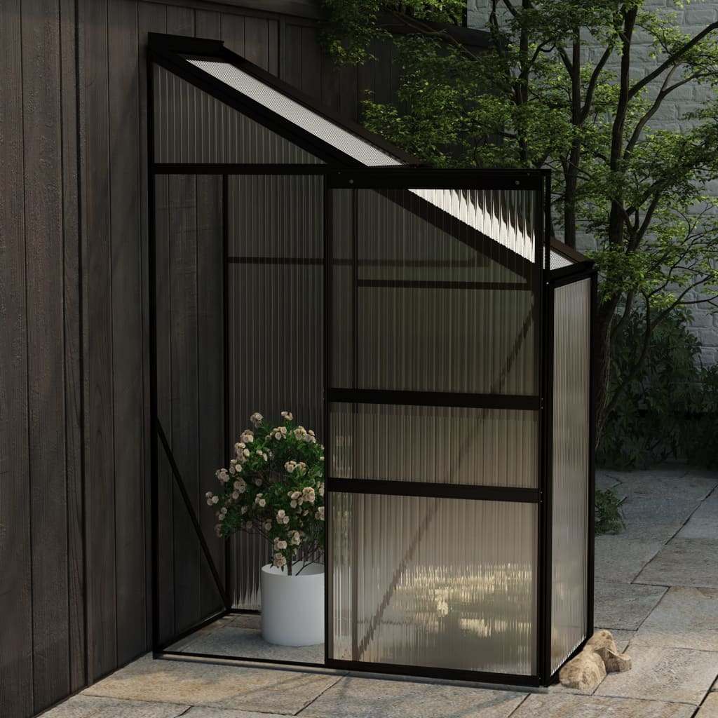 Greenhouse Anthracite Aluminium 1.44 m³