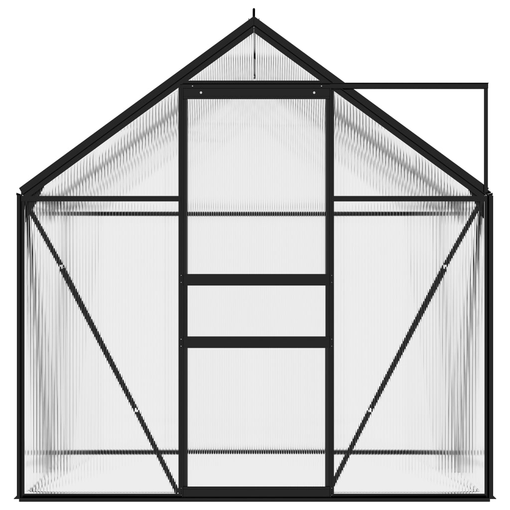 Greenhouse Anthracite Aluminium 2.47 m²