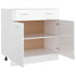 Drawer Bottom Cabinet High Gloss White 80x46x81.5 cm Engineered Wood