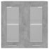 Hanging Glass Cabinet Lyon Concrete Grey  60x31x60 cm Engineered Wood