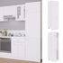 Refrigerator Cabinet Lyon White 60x57x207 cm Engineered Wood