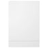 Dishwasher Panel White 45x3x67 cm Engineered Wood