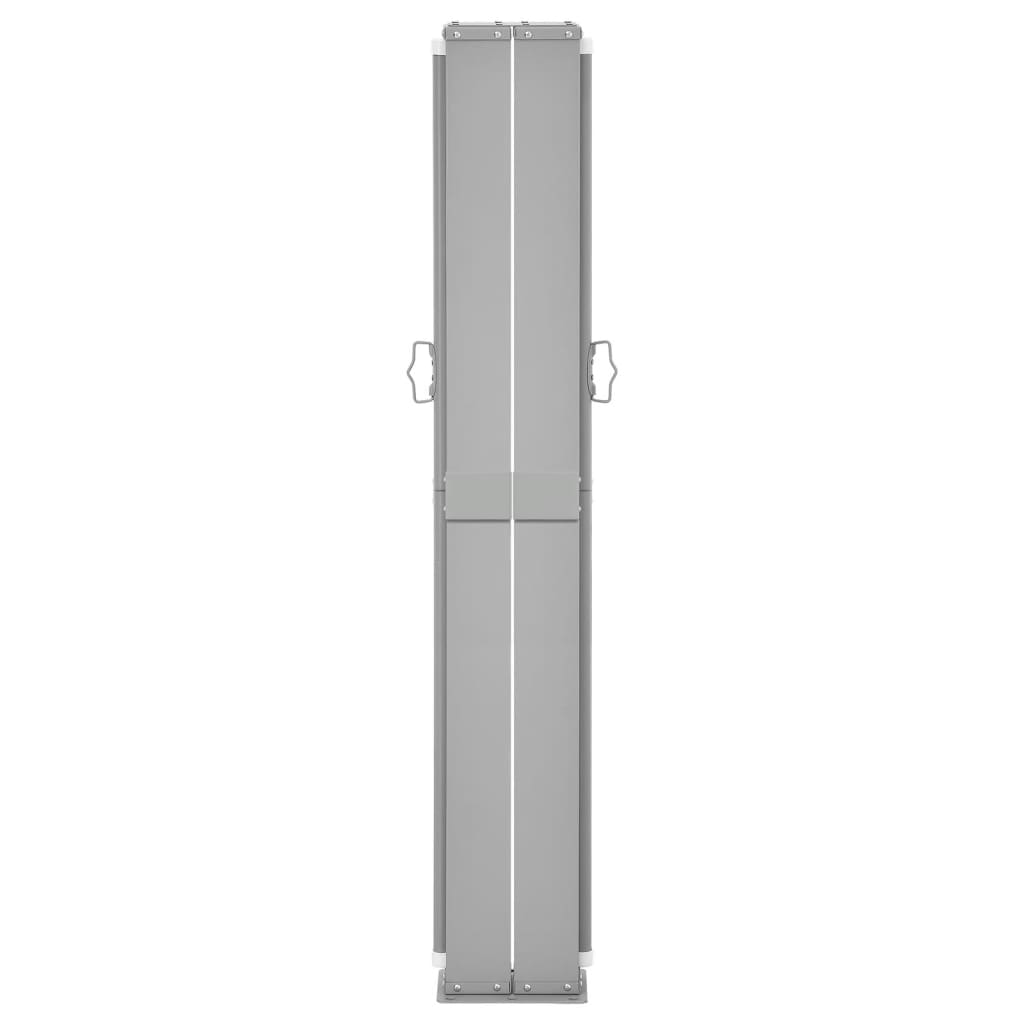 Patio Retractable Side Awning 170x1200 cm Black