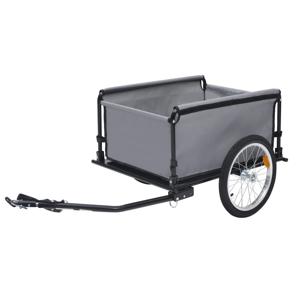 Bike Trailer Grey and Orange 65 kg