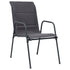 Stackable Garden Chairs 4 pcs Steel and Textilene Anthracite