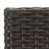 Bar Stools 4 pcs Brown Poly Rattan