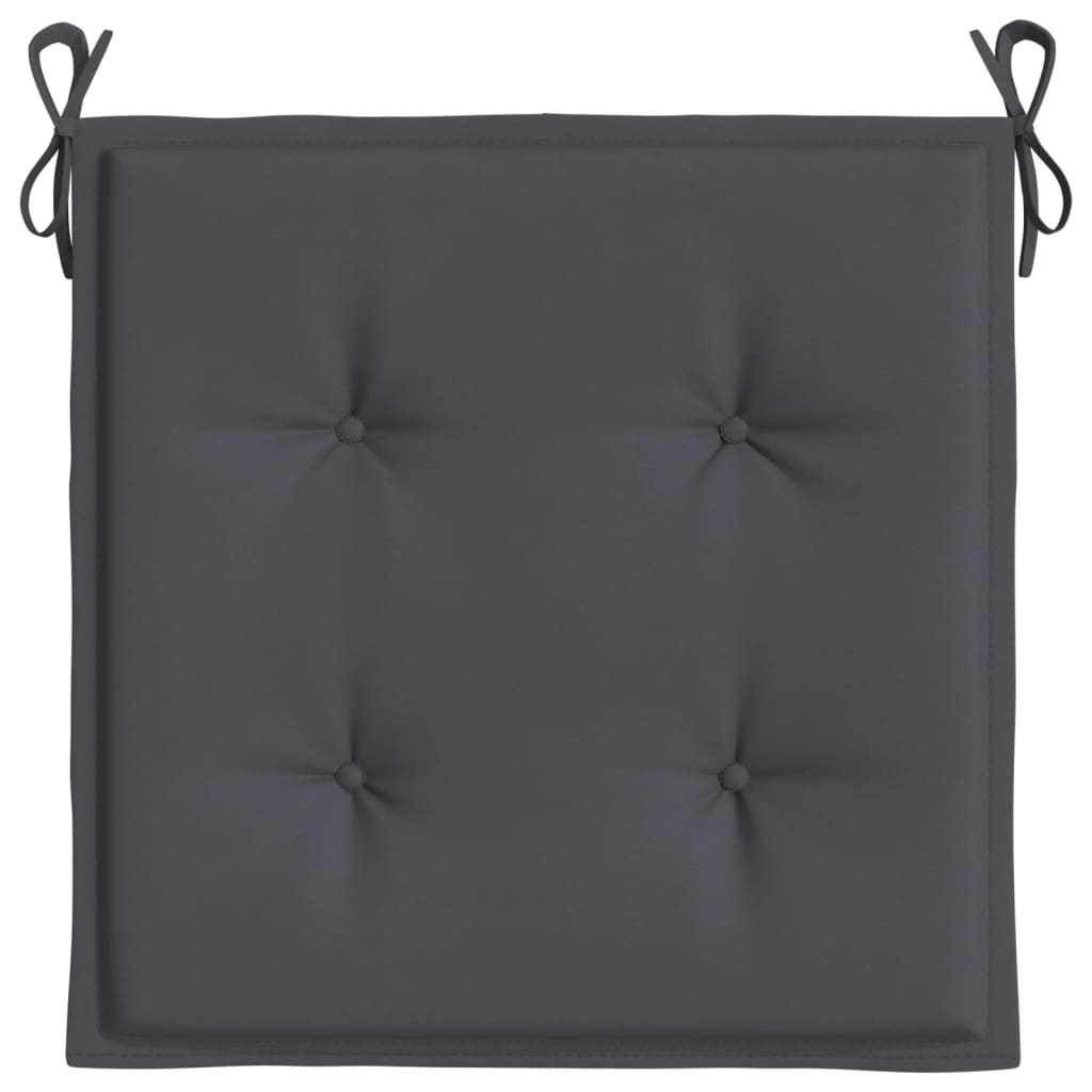 Garden Chair Cushions 6 pcs Anthracite 40x40x4 cm Oxford Fabric