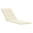 Deck Chair Cushion Cream (75+105)x50x4 cm