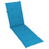 Deck Chair Cushion Blue (75+105)x50x4 cm