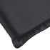 Sun Lounger Cushion Black 200x60x3cm Oxford Fabric