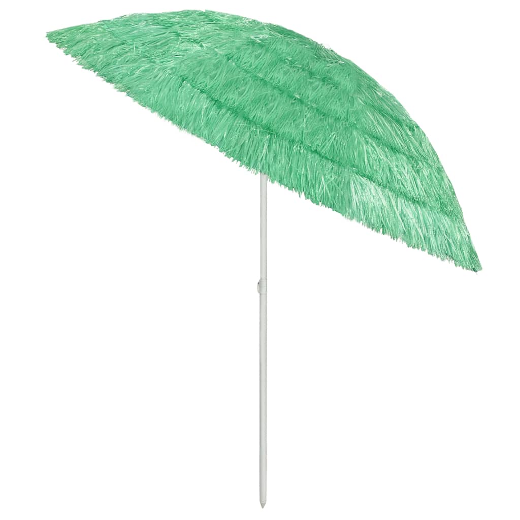 Hawaii Beach Parasol Green 240 cm