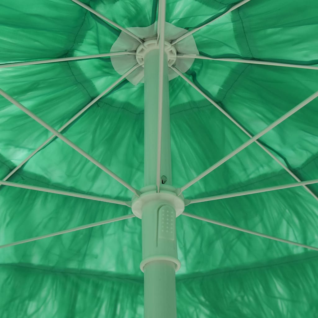 Hawaii Beach Parasol Green 240 cm