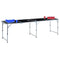 Folding Beer Pong Table with Cups and Balls 240 cm