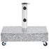 Umbrella Base Light Grey 45x25x8.3 cm Granite