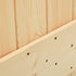 Sliding Door with Hardware Set 80x210 cm Solid Pine Wood