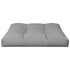 Pallet Cushion Grey 80x80x12 cm Fabric