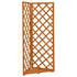 Corner Trellis Orange 50x50x145 cm Solid Firwood