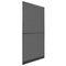 Hinged Insect Screen for Doors Anthracite 100x215 cm