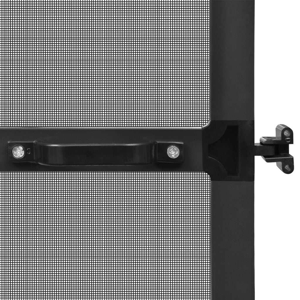 Hinged Insect Screen for Doors Anthracite 100x215 cm