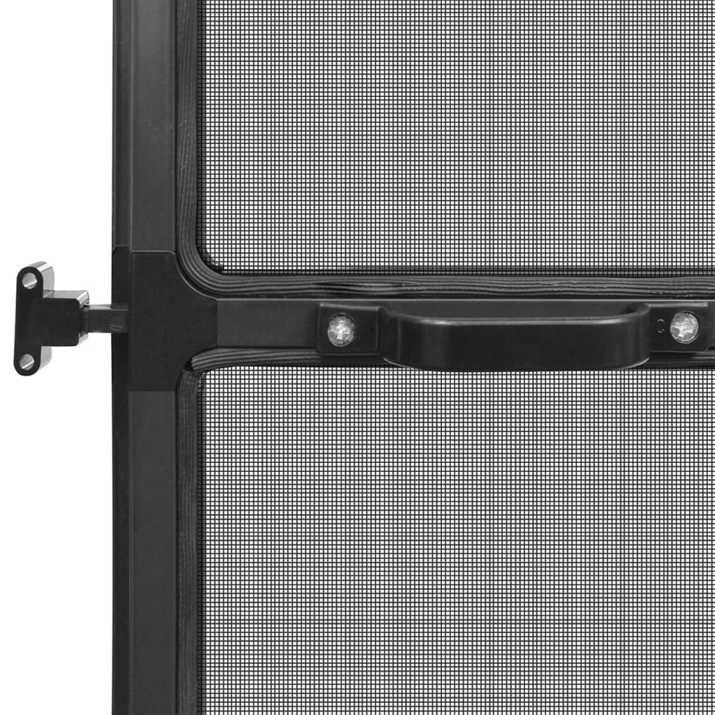 Hinged Insect Screen for Doors Anthracite 100x215 cm