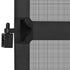 Hinged Insect Screen for Doors Anthracite 100x215 cm