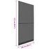 Hinged Insect Screen for Doors Anthracite 100x215 cm