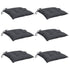 Chair Cushions 6 pcs Anthracite 40x40x7 cm Oxford Fabric