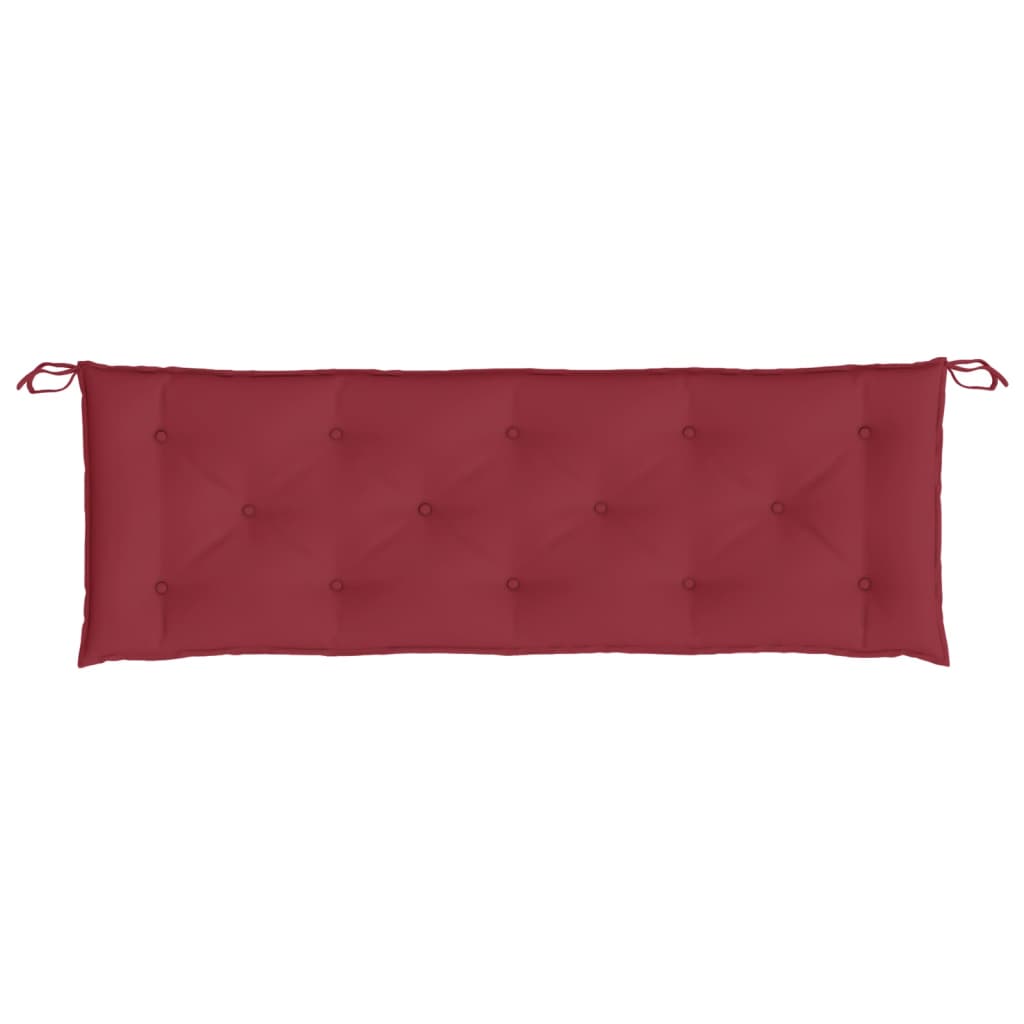 Garden Bench Cushion Wine Red 150x50x7 cm Oxford Fabric