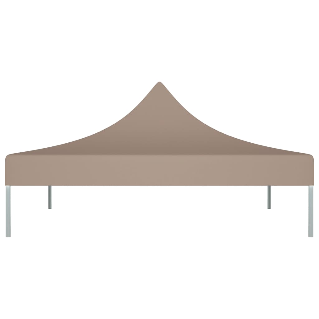 Party Tent Roof 3x3 m Taupe 270 g/m²