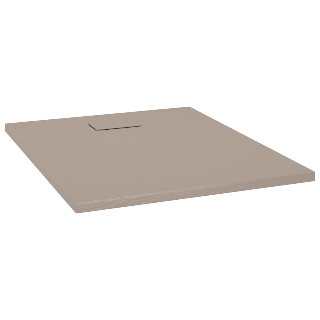 Shower Base Tray SMC Brown 100x80 cm