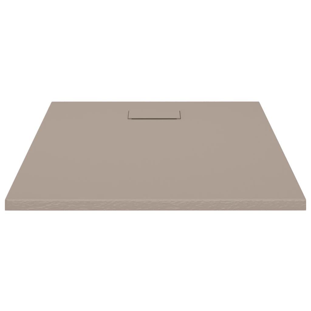 Shower Base Tray SMC Brown 100x80 cm