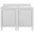 Commercial Work Table Cabinet 120x60x96 cm Stainless Steel