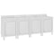 Commercial Work Table Cabinet 240x60x96 cm Stainless Steel