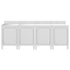 Commercial Work Table Cabinet 240x60x96 cm Stainless Steel