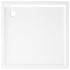 Square ABS Shower Base Tray White 80x80 cm