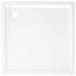 Square ABS Shower Base Tray White 80x80 cm