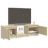 TV Cabinet with LED Lights Sonoma Oak 120x30x35.5 cm