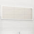 Bathroom Mirror White 90x1.5x37 cm Engineered Wood