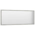 Bathroom Mirror Concrete Grey 100x1.5x37 cm Engineered Wood