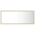 LED Bathroom Mirror Sonoma Oak 100x8.5x37 cm Acrylic